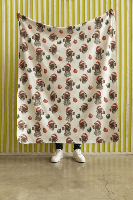 Pointer of Cheer Sherpa Blanket - London Penny Gift Wrap