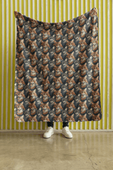 Majestic Maine Coon Sherpa Blanket - London Penny Gift Wrap
