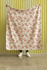 Winter Bunny Bliss Sherpa Blanket - London Penny Gift Wrap