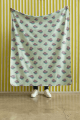 Hippo Harbor Sherpa Blanket - London Penny Gift Wrap