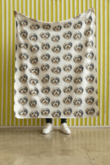 Tinsel Curls and Cozy Whirls Sherpa Blanket - London Penny Gift Wrap
