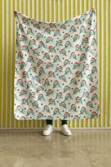 Festive Great Whites Sherpa Blanket - London Penny Gift Wrap