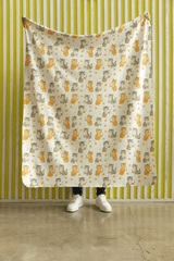 Hanukkah Critters Sherpa Blanket - London Penny Gift Wrap