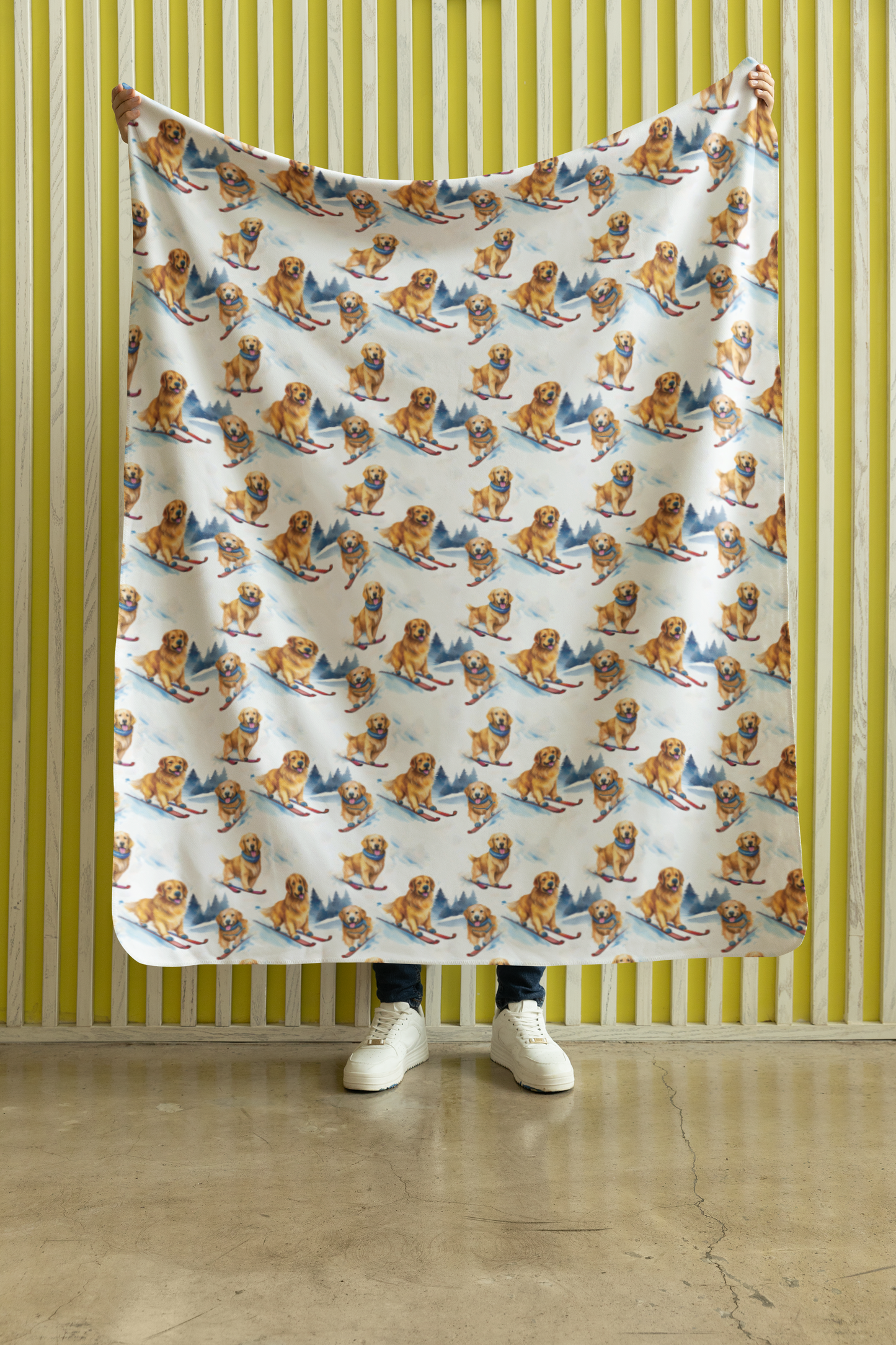 Golden Glide Sherpa Blanket