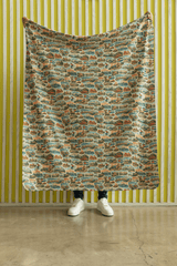 Colorado Postcard Memories Sherpa Blanket - London Penny Gift Wrap