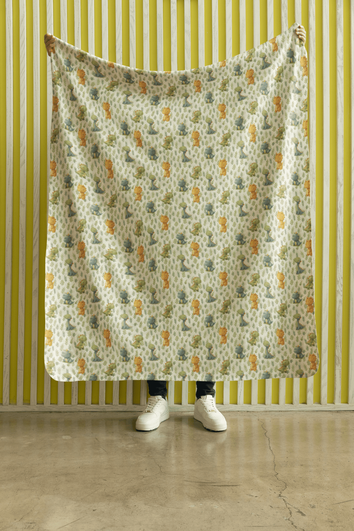 Jurassic Joy Sherpa Blanket - London Penny Gift Wrap