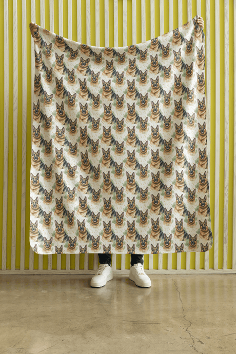 Do You Speak German Shepherd? Sherpa Blanket - London Penny Gift Wrap
