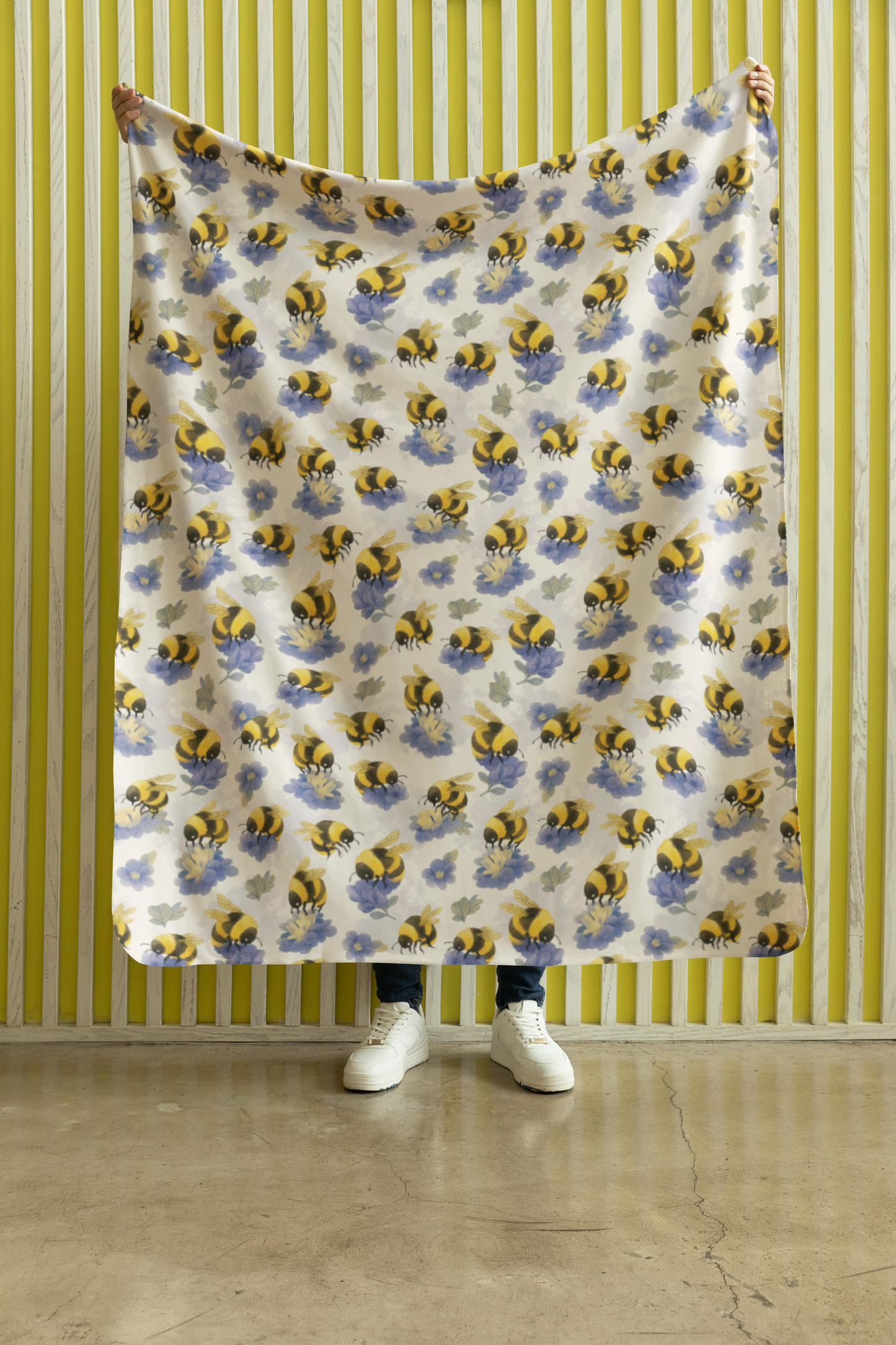 Buzz & Bloom Sherpa Blanket