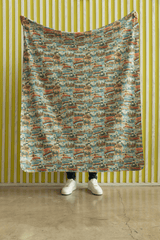 Delaware Postcard Memories Sherpa Blanket - London Penny Gift Wrap