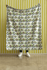 Frenchie Street Skates Sherpa Blanket - London Penny Gift Wrap
