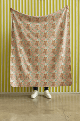Penny Pastel Garden Sherpa Blanket - London Penny Gift Wrap