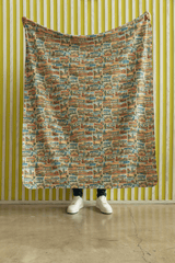 Texas Postcard Memories Sherpa Blanket - London Penny Gift Wrap