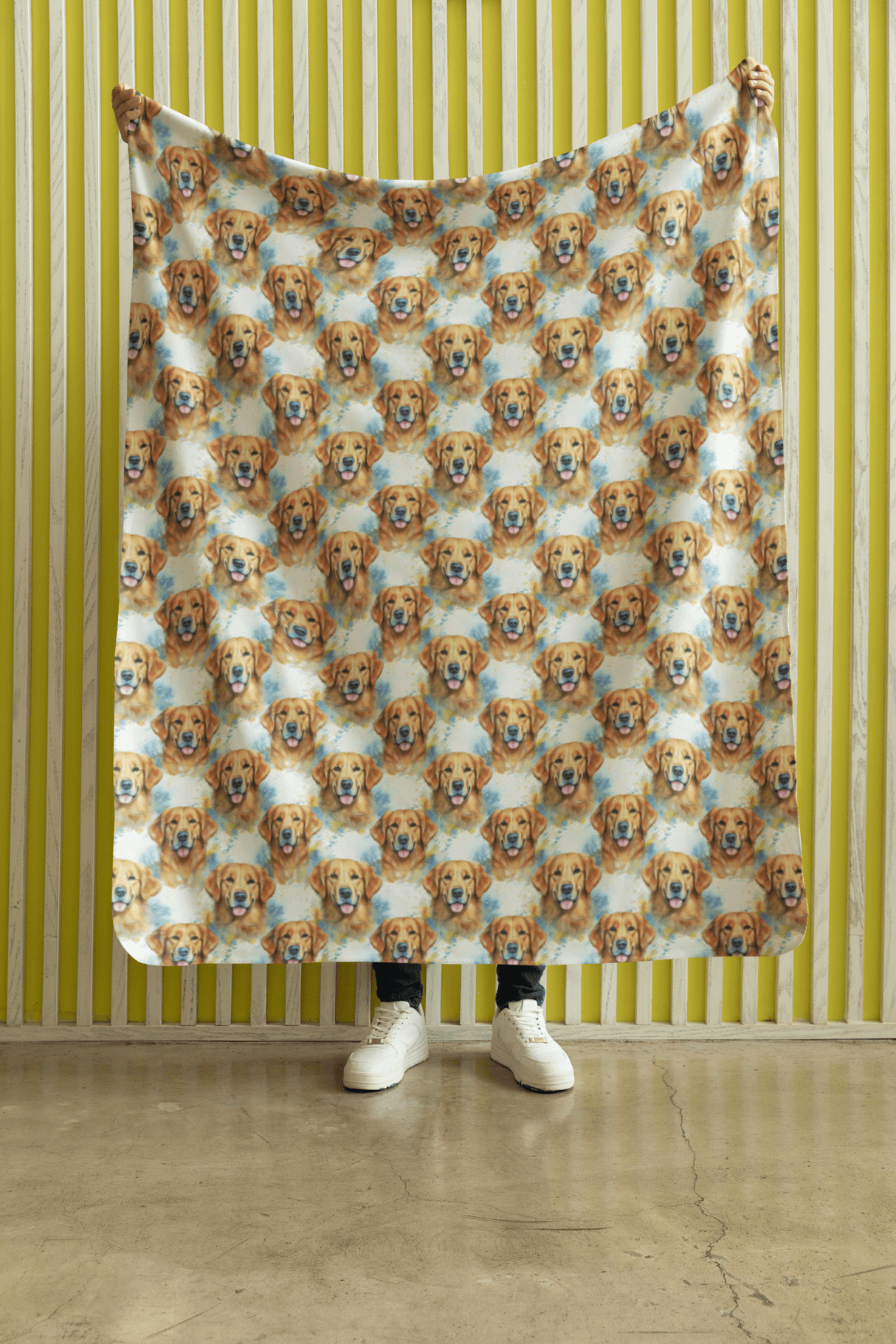 The Golden Standard Sherpa Blanket - London Penny Gift Wrap