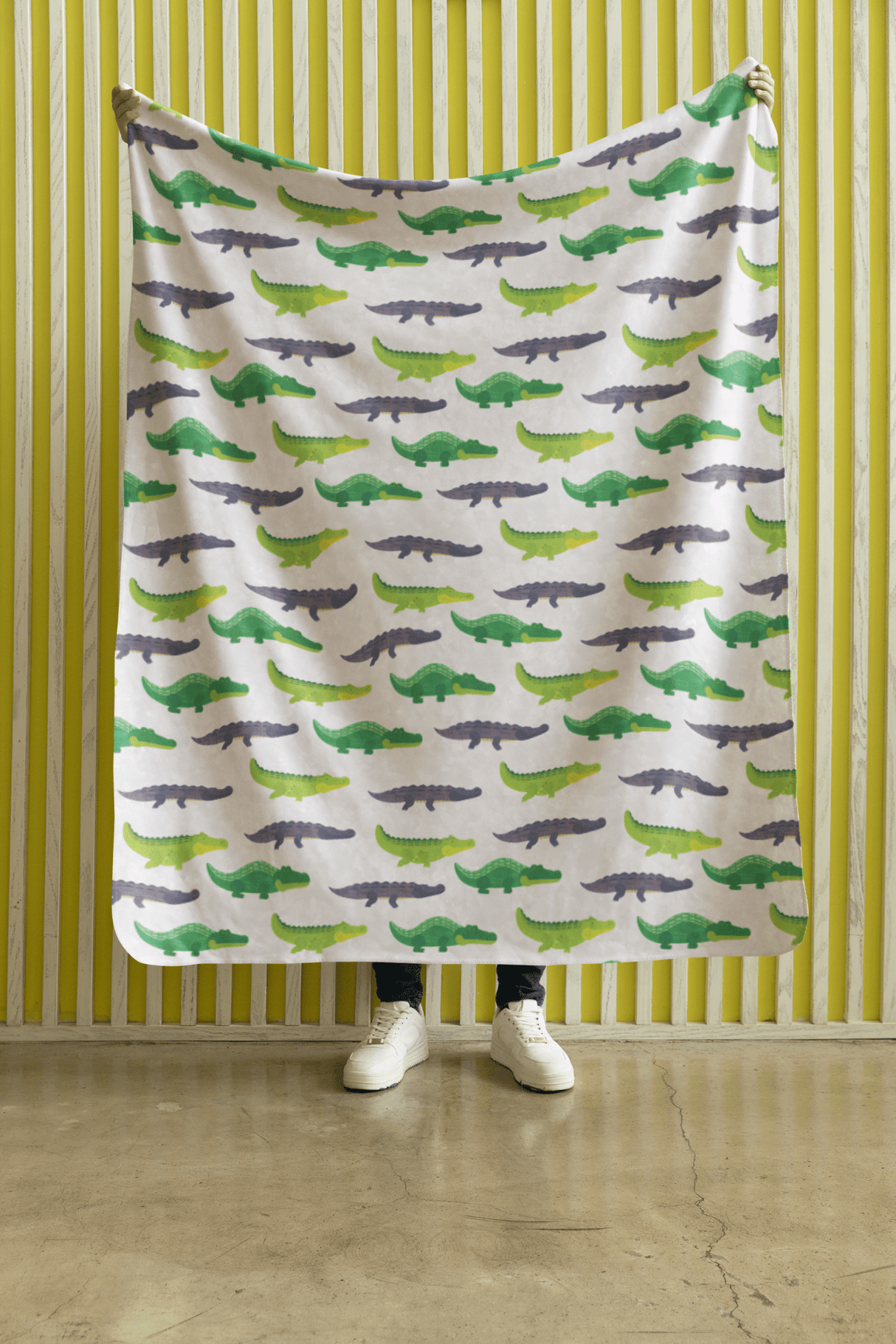 Swampy Smiles Sherpa Blanket - London Penny Gift Wrap