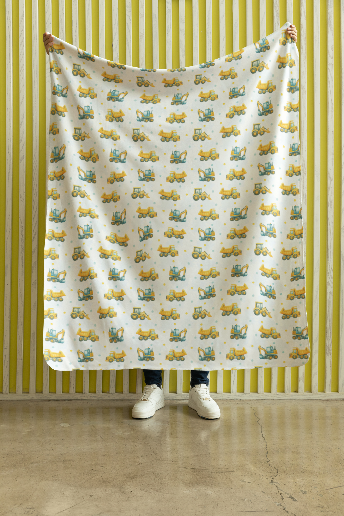 Under Construction Sherpa Blanket