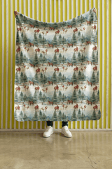 Evergreen Equestrian Sherpa Blanket - London Penny Gift Wrap