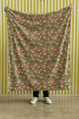 Iowa Flora & Fauna Sherpa Blanket - London Penny Gift Wrap