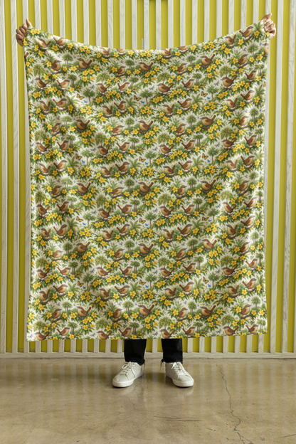 South Carolina Flora & Fauna Sherpa Blanket