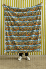 California Flora & Fauna Sherpa Blanket - London Penny Gift Wrap