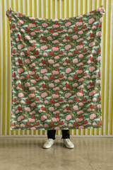 West Virginia Flora & Fauna Sherpa Blanket - London Penny Gift Wrap