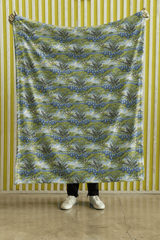 Texas Flora & Fauna Sherpa Blanket - London Penny Gift Wrap