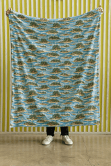 North Carolina Coastal & Pine Sherpa Blanket - London Penny Gift Wrap