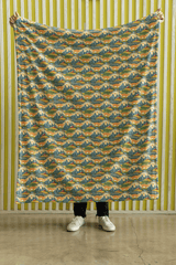 Illinois Prairie Modern Sherpa Blanket - London Penny Gift Wrap
