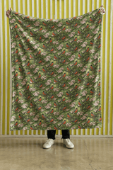 Connecticut Flora & Fauna Sherpa Blanket - London Penny Gift Wrap