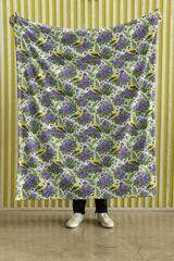 New Jersey Flora & Fauna Sherpa Blanket - London Penny Gift Wrap