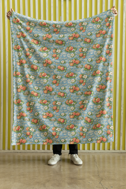 Georgia Peach State Classic Sherpa Blanket
