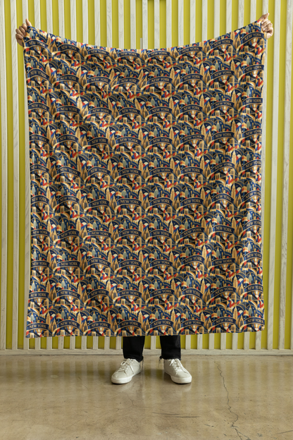 New York Empire Elegance Sherpa Blanket