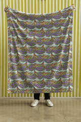 Wisconsin Flora & Fauna Sherpa Blanket - London Penny Gift Wrap