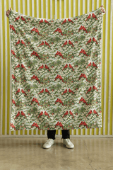 Virginia Flora & Fauna Sherpa Blanket - London Penny Gift Wrap