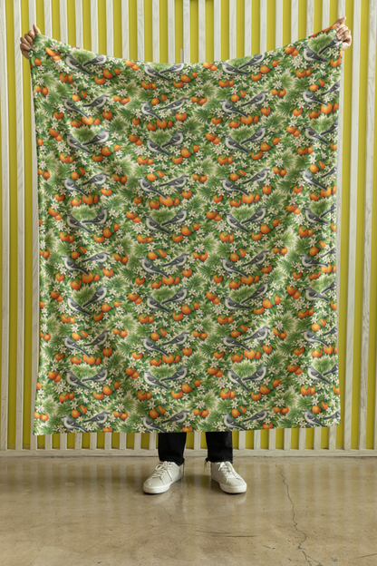 Florida Flora & Fauna Sherpa Blanket