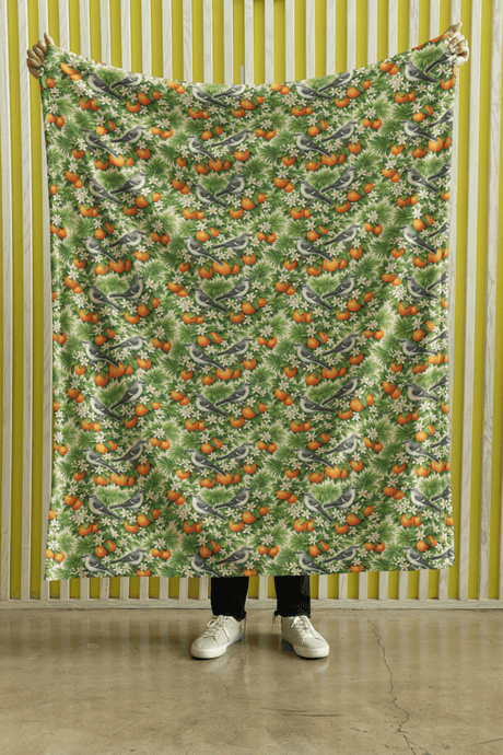 Florida Flora & Fauna Sherpa Blanket - London Penny Gift Wrap