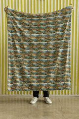 West Virginia Mountain Ridge Sherpa Blanket - London Penny Gift Wrap