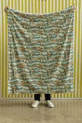 Oregon Postcard Memories Sherpa Blanket - London Penny Gift Wrap