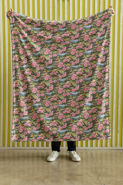 Montana Flora & Fauna Sherpa Blanket