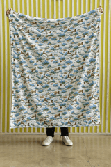 Alaska Flora & Fauna Sherpa Blanket - London Penny Gift Wrap