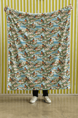 Michigan Flora & Fauna Sherpa Blanket - London Penny Gift Wrap