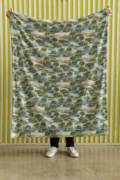 South Carolina Lowcountry Grace Sherpa Blanket