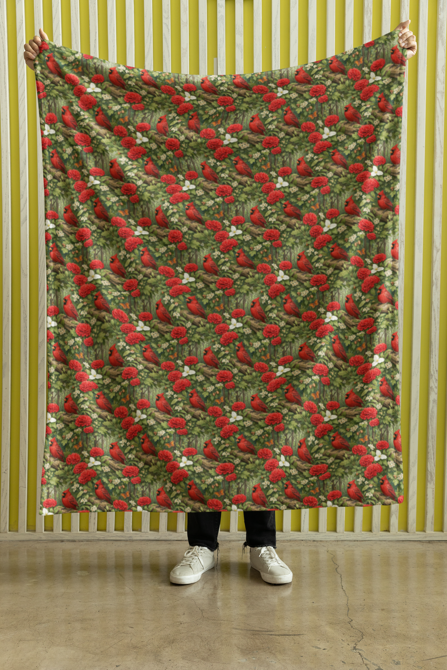 Ohio Flora & Fauna Sherpa Blanket