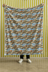 Utah Flora & Fauna Sherpa Blanket - London Penny Gift Wrap
