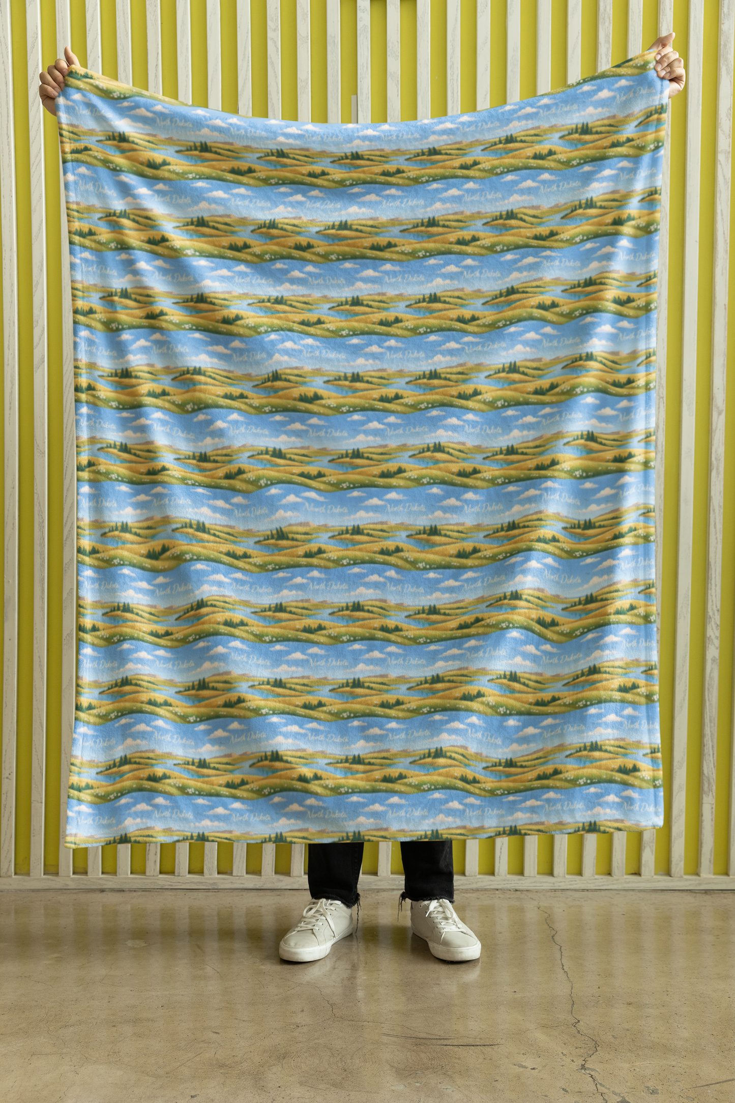 North Dakota Northern Prairie Sherpa Blanket