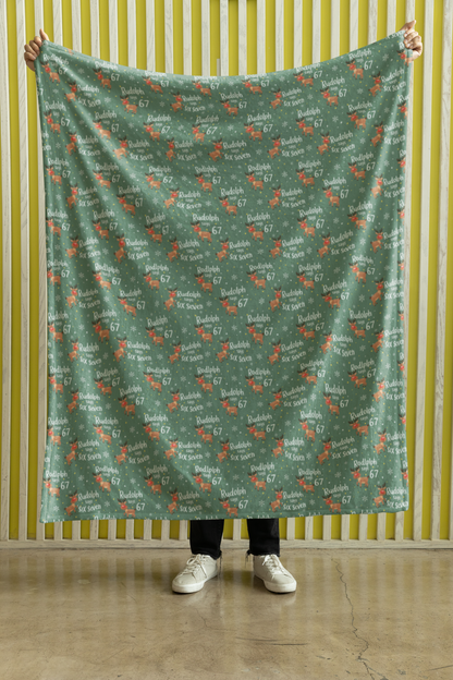 Rudolph Says 67 Blanket