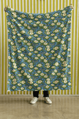 Mississippi River Magnolia Sherpa Blanket - London Penny Gift Wrap