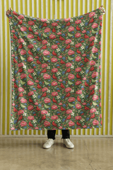 Indiana Flora & Fauna Sherpa Blanket - London Penny Gift Wrap