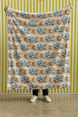 Delaware Flora & Fauna Sherpa Blanket - London Penny Gift Wrap