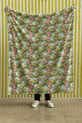 North Dakota Flora & Fauna Sherpa Blanket - London Penny Gift Wrap