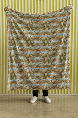 New Mexico Flora & Fauna Sherpa Blanket - London Penny Gift Wrap